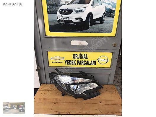 Opel mokka çıkma sağ ön far ORJİNAL OTO OPEL