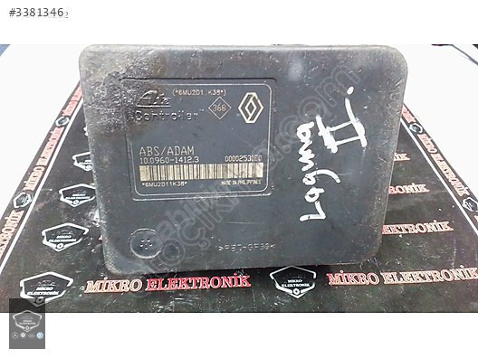 10.0960-1412.3 RENAULT LAGUNA ABS BEYNİ