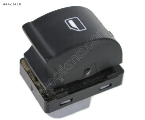 AUDİ A4 02-08 CAM DÜGMESİ 8E0959855 SİYAH TEKLİ