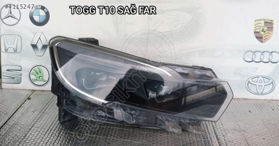 TOGG T10 ORJİNAL ÇIKMA SAĞ FAR