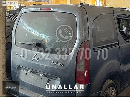 2018 CİTROEN BERLİNGO BAGAJ KAPAĞI | ÜNALLAR OTO ÇIKMA |