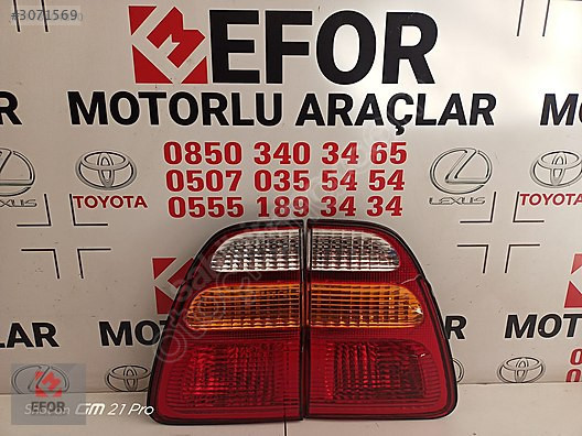 TOYOTA LAND C. SIFIR SAĞ İÇ STOP 98-00 OEM NO: 81580-60030