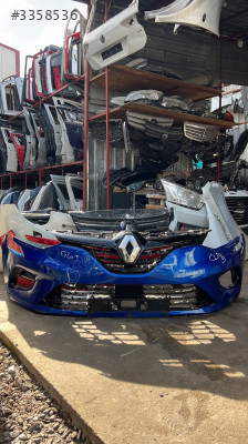 Renault Clıo 5 çıkma orjınal ön tampon mavi renk