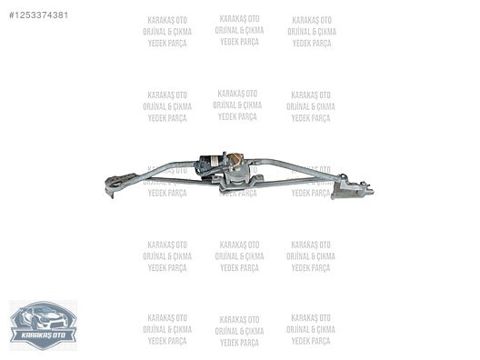 OPEL ZAFİRA ÖN CAM SİLGİ MOTORU VE MEKANİZMASI ORJİNAL 404496