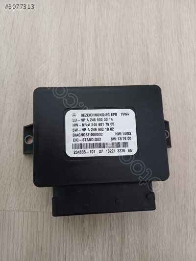 Mercedes W246 W176 W117 GL X166 GLA Elektronik Park Freni Beyni