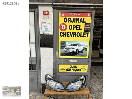 Opel corsa d içi siyah sağ sol takım farlar ORJİNAL OTO OPEL