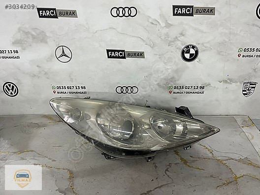 PEUGEOT 307 MERCEKLİ SAĞ FAR ORJİNAL