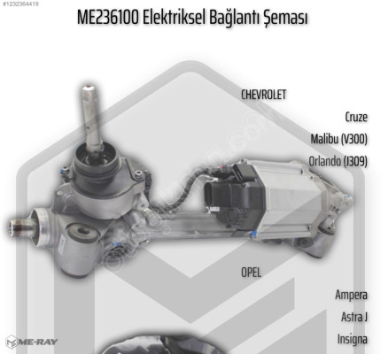 CHEVROLET Cruze Malibu Orlando ELEKTRİKLİ DİREKSİYON KUTUSU