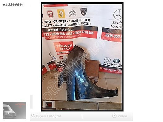 MERCEDES VİTO SAĞ ÖN ÇAMURLUK ORJİNAL ÇIKMA