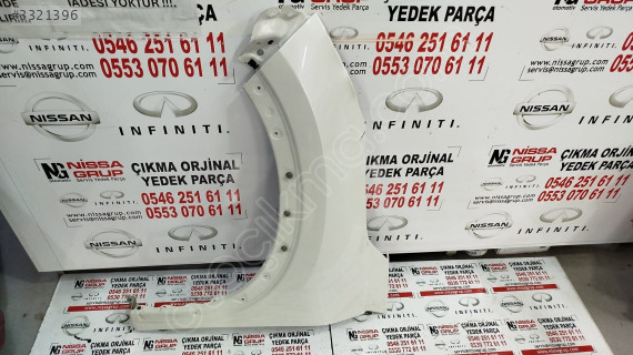NİSSAN X-TRAİL SOL ÇAMURLUK ÇIKMA YEDEK PARÇA 2022-2024