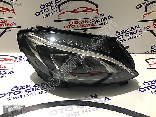 Mercedes C-Class W205 Orjinal Sağ Ön Far Parçası