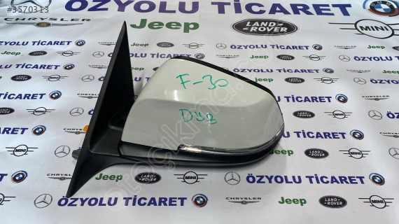 BMW F30-F30 Lci 3 Serisi Sol Ayna Komple (Elle Katlanır)