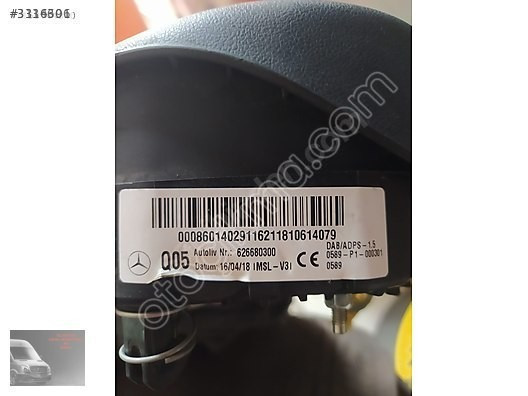 Mercedes Vito W 447 Direksiyon Airbag