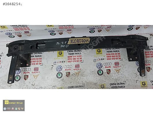 VOLKSWAGEN PASSAT B8 ÖN TAMPON DEMİRİ OEM 3G0807611 ÇIKMA SÖKME