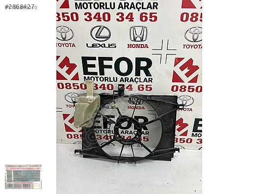 TOYOTA YARİS 1.5 FAN DAVLUMBAZI ÇIKMA ORJİNAL YEDEK PARÇA 20-23