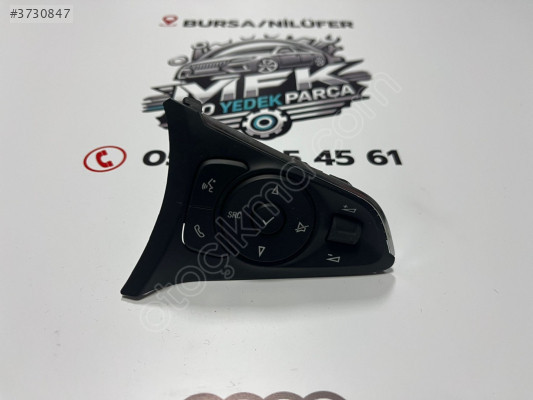 Orjinal Nikelajlı Crossland X Direksiyon Düğmesi - Opel 391727