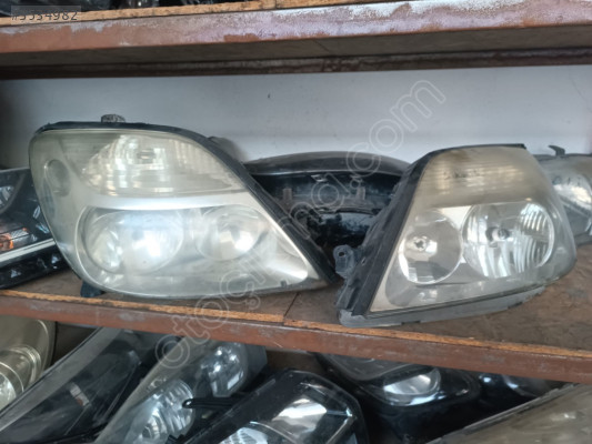 Renault Scenic 1 takım sağ sol ön far çıkma orijinal