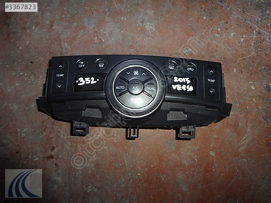 TOYOTA VERSO 2016 ÇIKMA KALORİFER KONTROL PANELİ