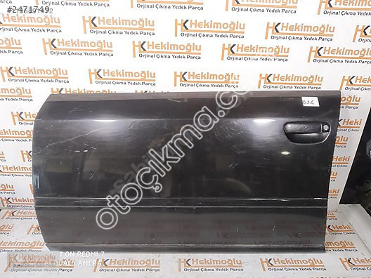 Audi A6 '98-'04 Sol Ön Kapı Sacı - Hatasız, Boyalı, Siy