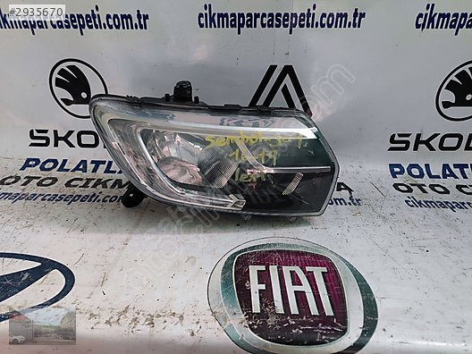 Renault Clio sembol joy 2016-2019 sağ ön far Orjinal letli