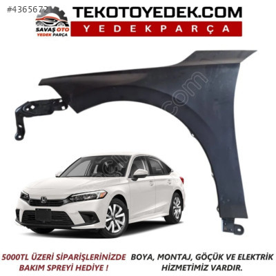 CİVİC ÖN ÇAMURLUK SAĞ SOL 2022 VE ÜZERİ / KAMPANYA