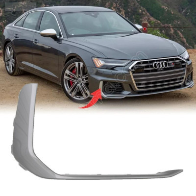 Audi A6 Sağ Tampon Kapağı Çıtası Gümüş 2022-2025 4K0807968A TB2