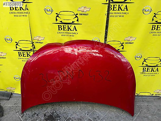 OPEL CROSLAND KAPUT KIRMIZI ÇIKMA ORJİNAL YEDEK PARÇA