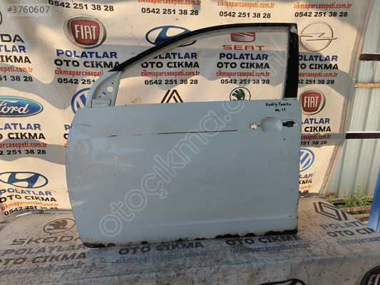 Geely Familia sol ön kapı Orjinal beyaz ğöçük hasarlı 2009-2011