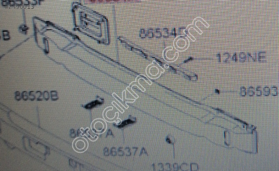 86531 3D001 HYUNDAI SONATA ÖN TAMPON DEMİRİ FİBER