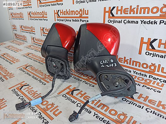 RENAULT CLİO 4 ORJİNAL KAPI AYNASI SOL ELEKTRİKLİ KIRMIZI 963025