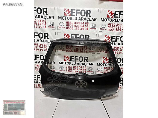 TOYOTA AURİS BAGAJ KAPAĞI ÇIKMA ORJİNAL YEDEK PARÇA 07-12