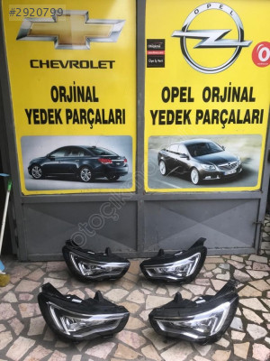 opel grandland x sağ sol takım far ledli düz zenon far