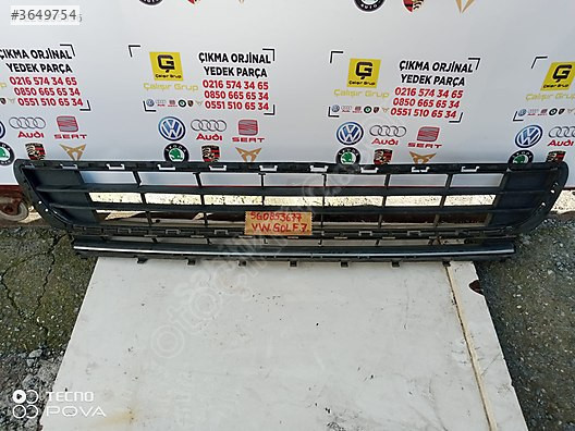 VOLKSWAGEN GOLF 7 2013-2017 ÖN TAMPON OETA IZGARASI OEM 5g085367