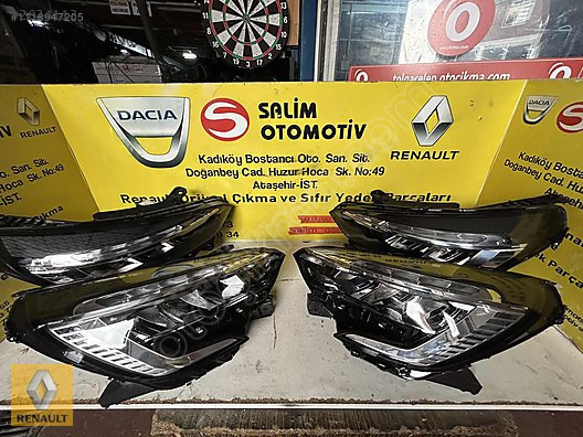 Orjinal Çıkma Renault Clio 5 Sol Sağ Far Yedek Parçaları