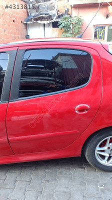 peugeot 206 sol arka kapı dolu