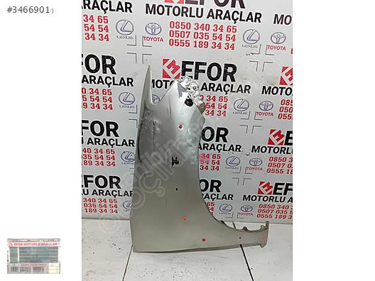TOYOTA HİLUX SAĞ ÖN ÇAMURLUK ÇIKMA ORJİNAL YEDEK PARÇA 07-09