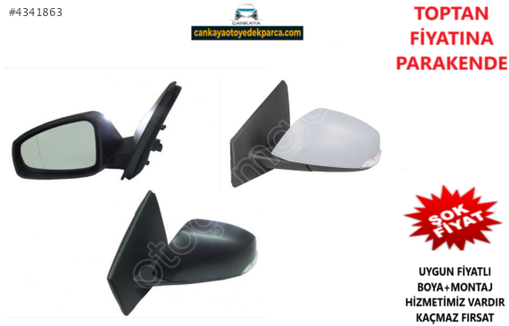 RENAULT FLUENCE DIŞ DİKİZ AYNASI SOL/SAĞ SIFIR ADET FİYAT  963012