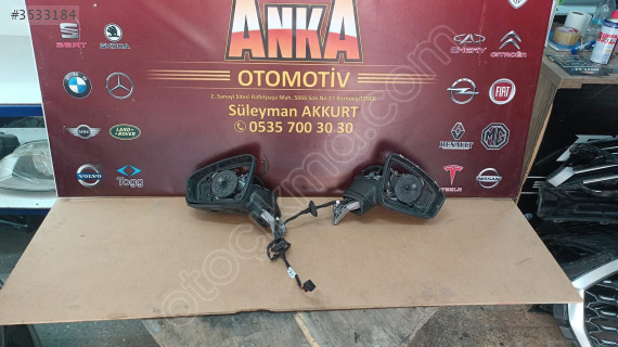 2015-2020 Tiguan Modeli İçin Sağ/Sol Ayna Seti