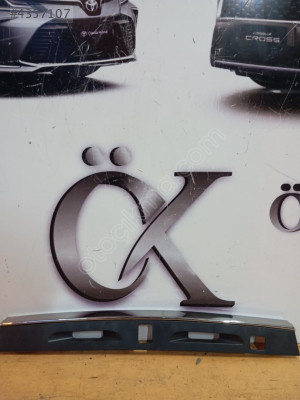 2019-2025 TOYOTA COROLLA ÇIKMA ORİJİNAL BAGAJ NİKELAJI