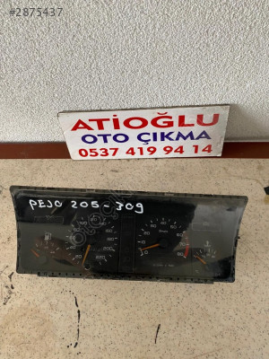 peugeot 205 kilometre saati 1995-2000
