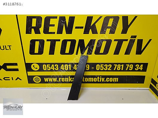 822827153R RENAULT CLİO 5 SOL ARKA KAPI DİREK ÇITASI ORJ RENKAY