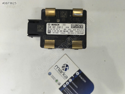 3Q0907550E VOLKSWAGEN PASSAT- SKODA SUPER B RADAR BEYNİ