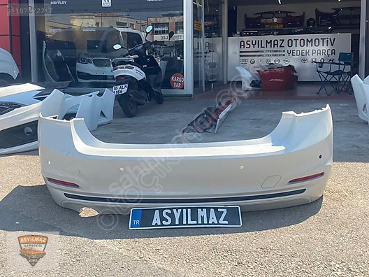 BMW 3 SERİSİ F30 LCİ ARKA TAMPON ORJİNAL BEYAZ