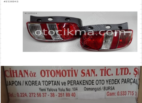 Nissan Micra Stop 2011 2013 - Sağ Sol/*-