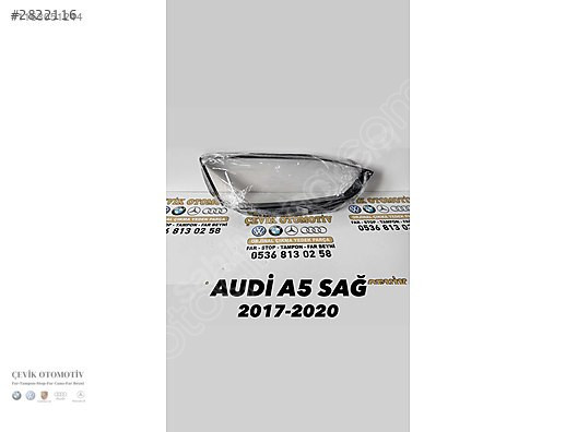 AUDİ A5 2016-2020 SAĞ SOL FAR CAMI