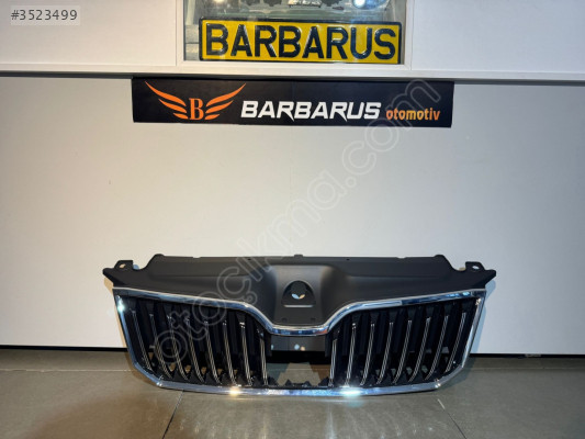 3V0853653 Skoda Super B Ön Panjur 15-19 Full Krom + Radar Hole .