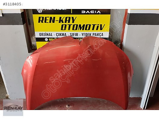 RENAULT KADJAR ÖN KAPUT KIRMIZI ÇIKMA ORJ RENKAY OTO KOCAELİ