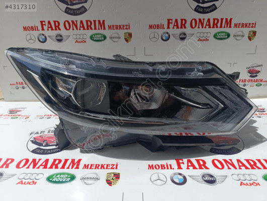 NİSSAN QASHQAİ SAĞ FAR ORJİNAL HATASIZ TAMİRSİZ 2017/2021
