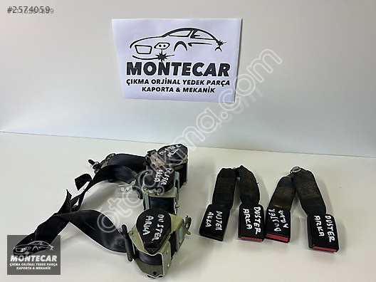 DACİA DUSTER ARKA EMNİYET KEMERLERİ HATASIZ MONTECAR