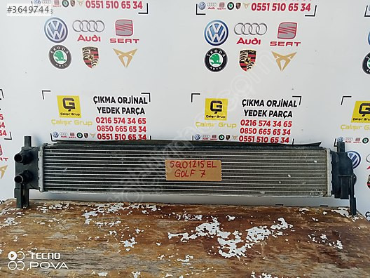 AUDİ A3 İNTRCOOL RADYATORÜ OEM ÇIKMA SÖKME YEDEK PARÇA